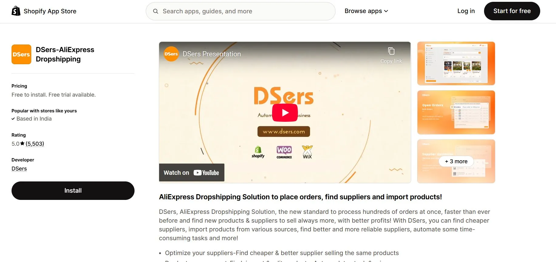 DSers AliExpress dropshipping app for Shopify order fulfillment and product import
